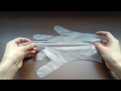Guantes disponibles del PVC de los fingeres transparentes cómodos tocar más cómodo para utilizar