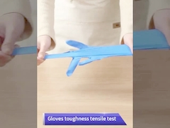 M azul L guantes disponibles del nitrilo del XL 100 PC encajona guantes estéril de la mano