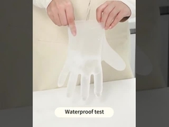 Guantes TPE desechables altamente elásticos para protección flexible