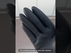 Guantes disponibles del examen del látex de la transformación de los alimentos de los guantes del látex del resbalón anti