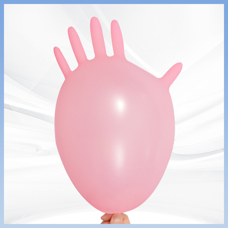 Guantes de PVC desechables duraderos para el cuidado seguro y efectivo de mascotas Color rosa