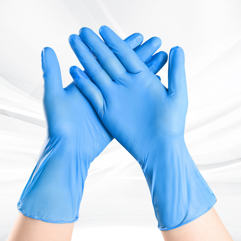 FDA Guantes de PVC desechables para piscinas seguras e higiénicas Color azul