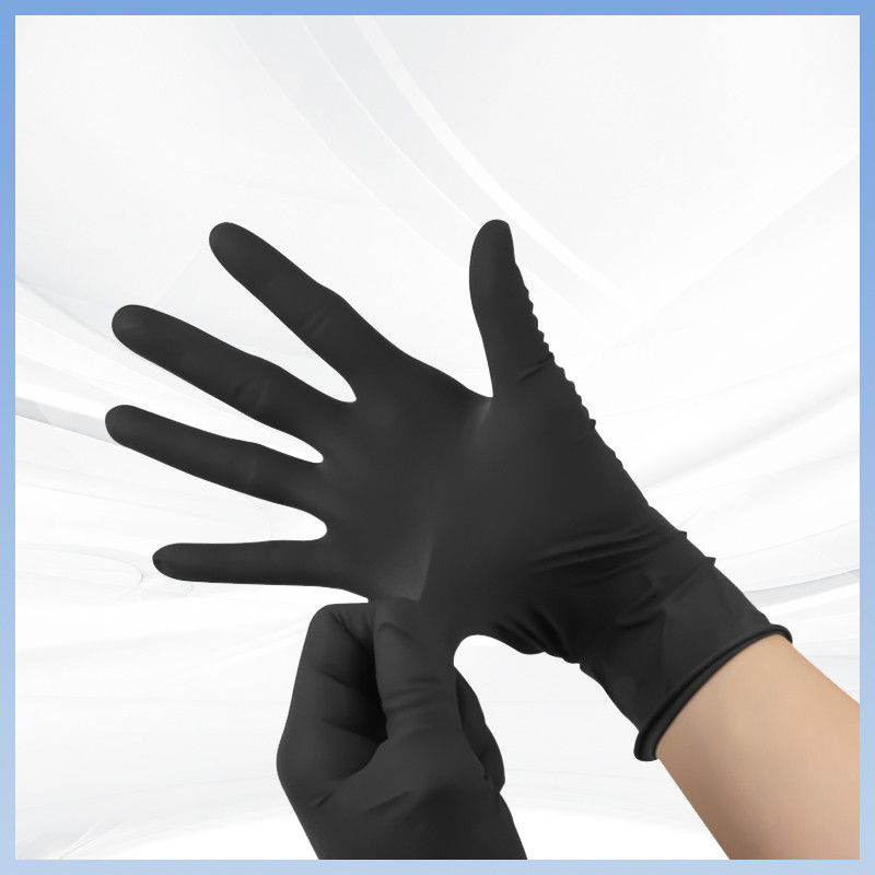 Guantes de látex con logotipo personalizable Guantes de látex desechables para limpieza y preparación de alimentos